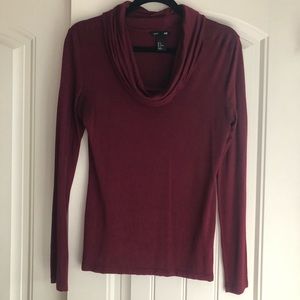 H&M Cowl Neck Long sleeve Tee